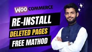 Restore WooCommerce Pages | Regenerate WooCommerce Deleted Pages | WooCommerce Tutorial 2024