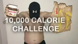 10,000 Calorie Challenge | MY EPIC CHEAT DAY | SharpDiv vs FOOD!