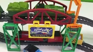 THE GREAT RACE THOMAS & FRIENDS FISHER PRICE TRACKMASTER TRAIN SET
