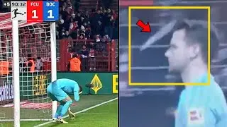 Bochum goalkeeper Patrick Drewes Injured after Fan throw sharp object at him😱