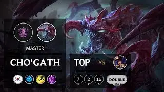 Cho'Gath Top vs Garen - KR Master Patch 9.20