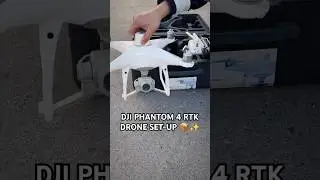 Dji Phantom 4 Rtk Drone Getting Ready For A Flight ✈️✨ #dji #shorts #shortsfeed #foryou #drone #yt