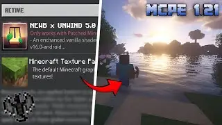BEST SHADER for MCPE 1.21+ 🔥 | NEWB &times; UNWIND 5.0V For Low End Devices 