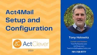 Act4Mail Setup and Configuration for Act Premium Cloud CRM.
