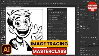 How To Trace Image In Adobe Illustrator | Live Trace Illustrator | Image Trace In Illustrator