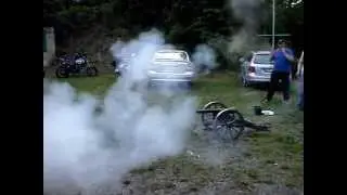 Homemade Parrot Cannon, Salutschie&szlig;en, 08 06 2010