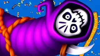 WORMS ZONE.IO GAMEPLAY /  DENIAL GAMING | OLD IS GOLD #wormzone #gaming #bigsnakegame #cacingbesar