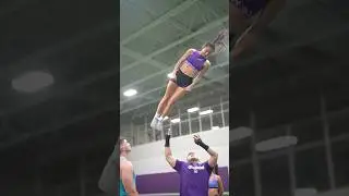 Fav skill to do in purple #sportshorts #acro #cheer #cheerleading #workout #work #stunts #fitness