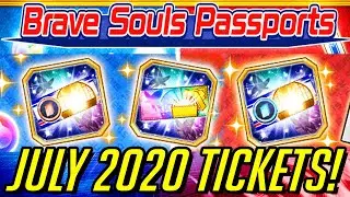 OPENING BBS PASSPORT TICKETS! [JULY 2020] Bleach Brave Souls!