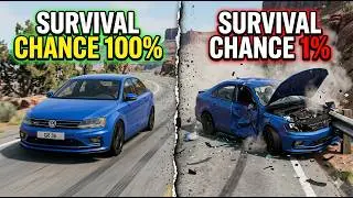 Epic Survival Chance Crashes #1 | BeamNG.drive