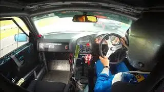 Lwi Edwards : In Car : Brands Hatch Drift Demo 2019 : Chasing Jules Robinson