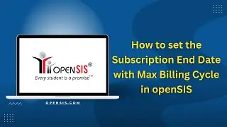 How to set the subscription end date with max billing cycle