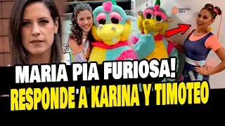 MARIA PIA LE RESPONDE A KARINA RIVERA Y TIMOTEO POR REVELAR SECRETO DEL PASADO