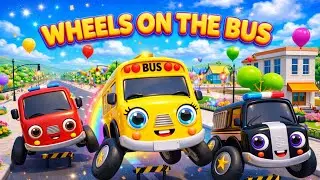 Wheels on the bus go round and round song | english rhymes for babies | Play wheels on the bus kids