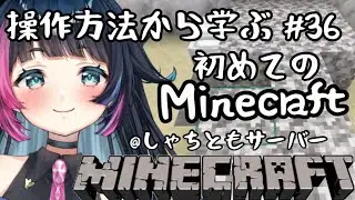 【#マイクラ /39回目】23時までまったり参加型マインクラフト！しゃちともサーバーで操作方法から学ぶのんびりマインクラフト【#新人Vtuber /あおぞらメイ】