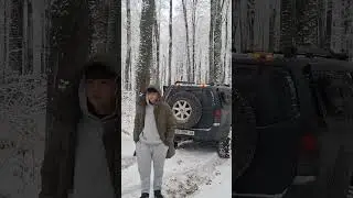 #горы #4х4 #offroad #снегоход #snow #зимняядорога #друзья #mud #лесной #jeep #зима #nissan