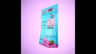 Custom 3D Modeling: Sour Boys Candy-Strawberry!