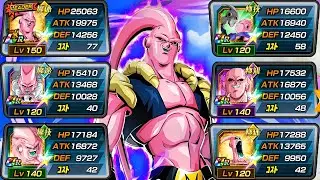 NEW POWER ABSORPTION CATEGORY TEAM [FULL BUU TEAM] SHOWCASE! Dragon Ball Z Dokkan Battle
