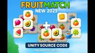Fruit Match New 2025 Unity SourceCode Playsourcecode.com &ndash; Buy & Reskin at Playsourcecode.com