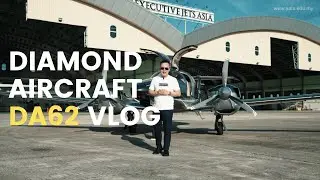 Diamond Aircraft DA62 Влог | Азиатская академия авиационной подготовки