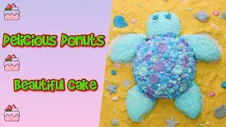 Fancy Fondant Cake Decorating Ideas | Super Cute Turtle Cake #shorts