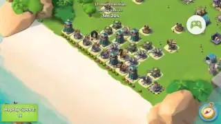 Boom Beach - Lazor Beam Dominates Hammerman!