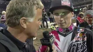 Supercross LIVE! 2012 - And On the Podium Tonight in Anaheim - Cole Seely