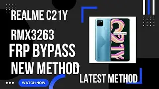 Realme C21y  Screen Lock Remove and FRP Bypass | RMX3263 | Unlocktool