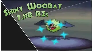 *LIVE* Shiny Woobat After 7,118 REs In Pokemon Black [Phase 1]