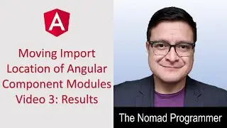 Moving Import Location of Angular Component Modules to Root Library Level: Results
