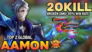 20Kills! Aamon Best Build 2021 | Top Global Aamon Gameplay | Mobile Legends✓