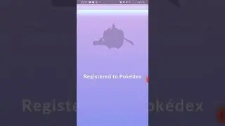 ロトム Rotom Registered to pokedex Animation. #shorts #pokemongo #rotom