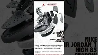Build your own Air Jordan 1 with this Bandai model kit #AirJordan #Sneakers