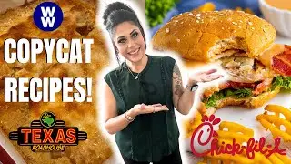 COPYCAT FAST FOOD RECIPES MADE HEALTHY!! TEXAS ROADHOUSE & CHICK-FIL-A!! WEIGHT WATCHERS POINTS INC