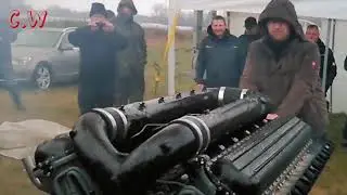 Old engines cold startup Compilation