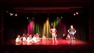 Representación del grupo de teatro de Escolapios Tafalla fin curso 17 18