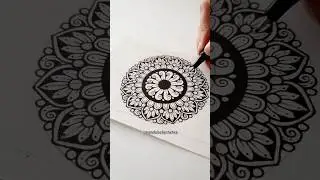 Advanced Mandala Art Tutorial: Creating Intricate Patterns #mandalaart #tutorial