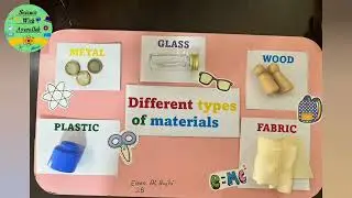 Different  Types  of Materials | useful science| project in science| Properties  of materials|