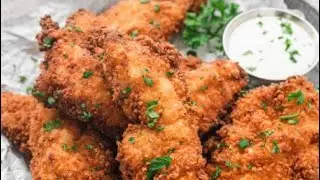 All American ButterMilk Fried Chicken Tenders and Bonless Chicken Bites 