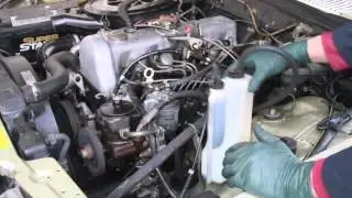 Mercedes W116 300SD Green Ghost Rescue Part 7: Purging the Fuel System Before Italian Tune-up