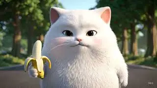 Cat With Banana