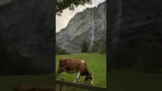 Evening Walk to Staubbach Falls in Switzerland 🇨🇭