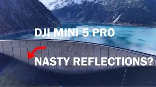 DJI Mini 5 Pro - NASTY reflections of the sensor against the sun!