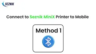 How to Connect MiniX Label Printer to Mobile | Label Roll Setup & Printing Guide @Seznik