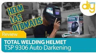 REVIEW AUTO DARKENING WELDING HELMET TOTAL TSP 9306 [ HELM KACAMATA LAS OTOMATIS
