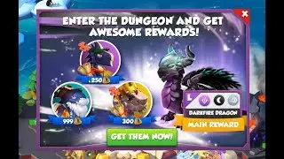 #DML Can we get DARKFIRE DRAGON in Dungeon Battle ? - Dragon Mania Legends