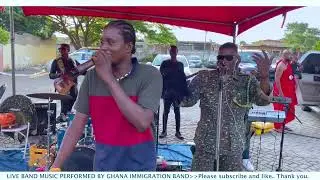 BEST LIVE BAND PERFORMANCE BY GHANA IMMIGRETION SERVICE BAND