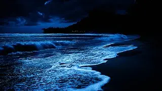 Fall Asleep In Under 3 Minutes - 10 Hours of Gentle Ocean Waves to Calm Mind and Release Worries