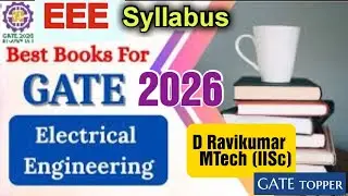 GATE 2026 | EE Syllabus | ఈ text books ప్రిపేర్ ఐతే మీరే king #gate2026 #gate #gatepreparation 