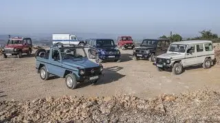 Mercedes G klasa W460-5 1979-obecnie:Terenówka dla wojska,która stała się   autem dla celebrytów.
